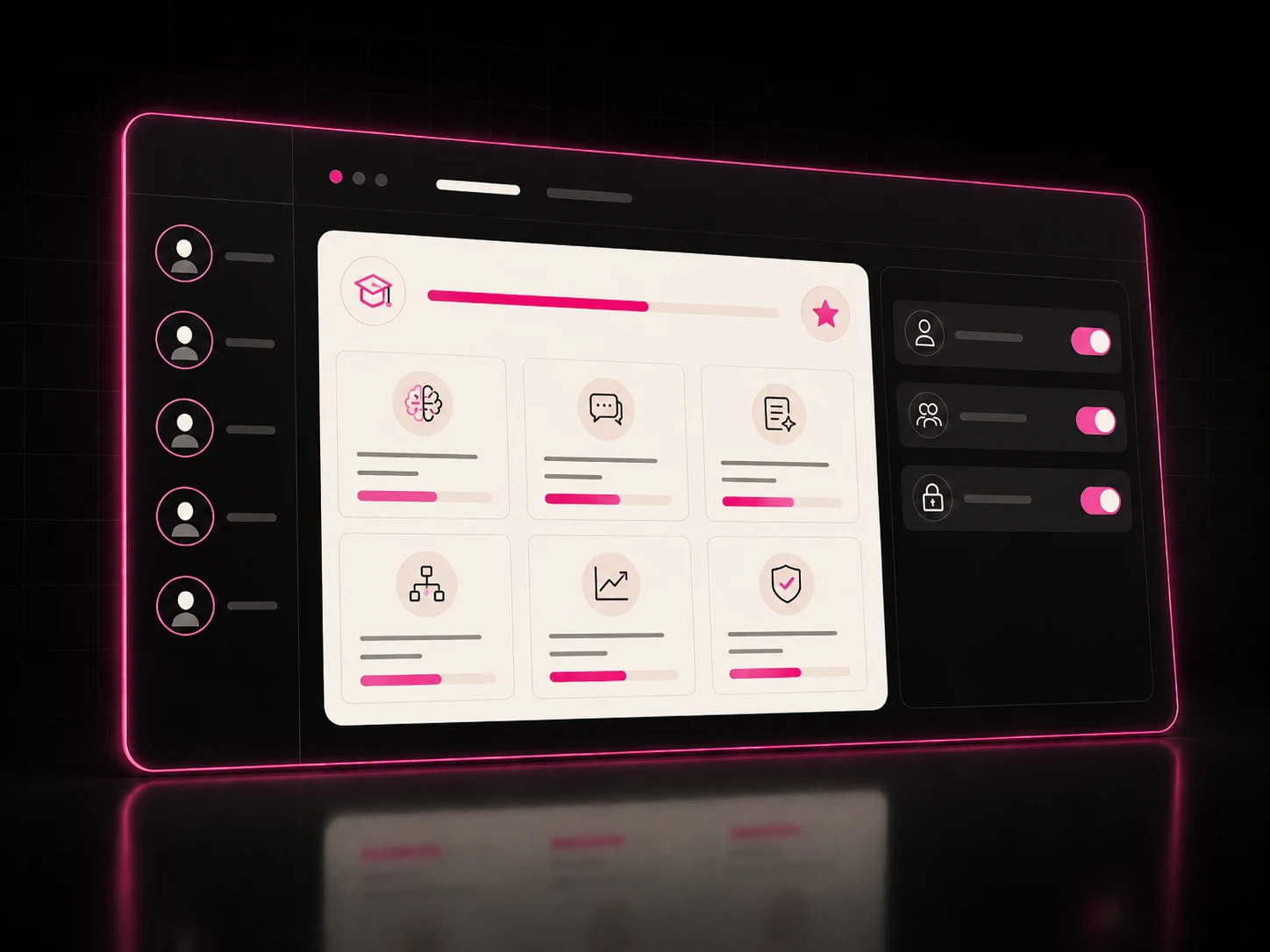AI Empowered for Teams — branded team workspace with admin dashboards, role-based access, and the Academy curriculum